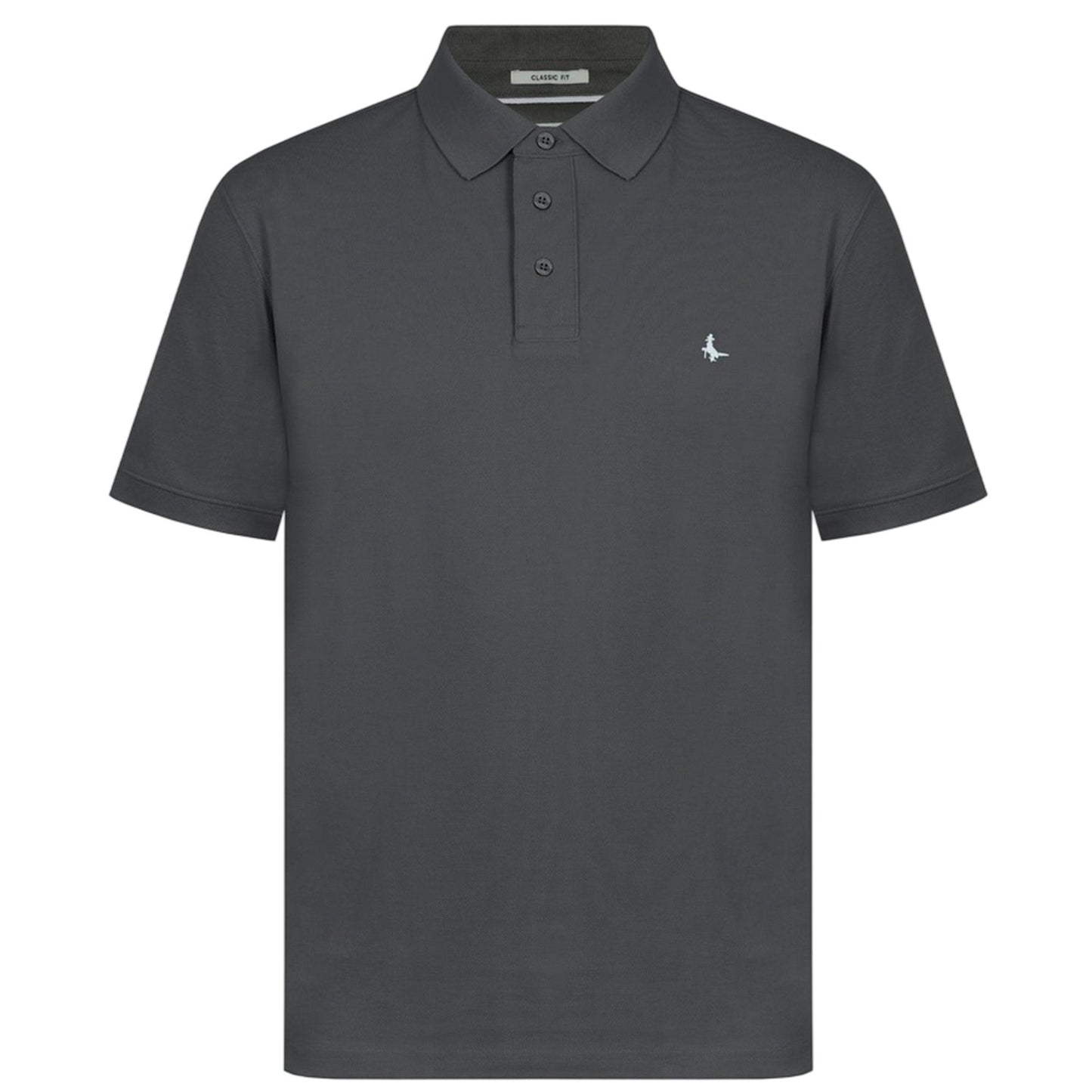 Slate - Front - Jack Wills Mens Classic Embroidered Logo Polo Shirt
