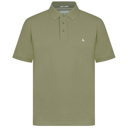 Dry Grass - Front - Jack Wills Mens Classic Embroidered Logo Polo Shirt