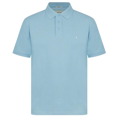 Fresh Blue-Sky - Front - Jack Wills Mens Classic Embroidered Logo Polo Shirt