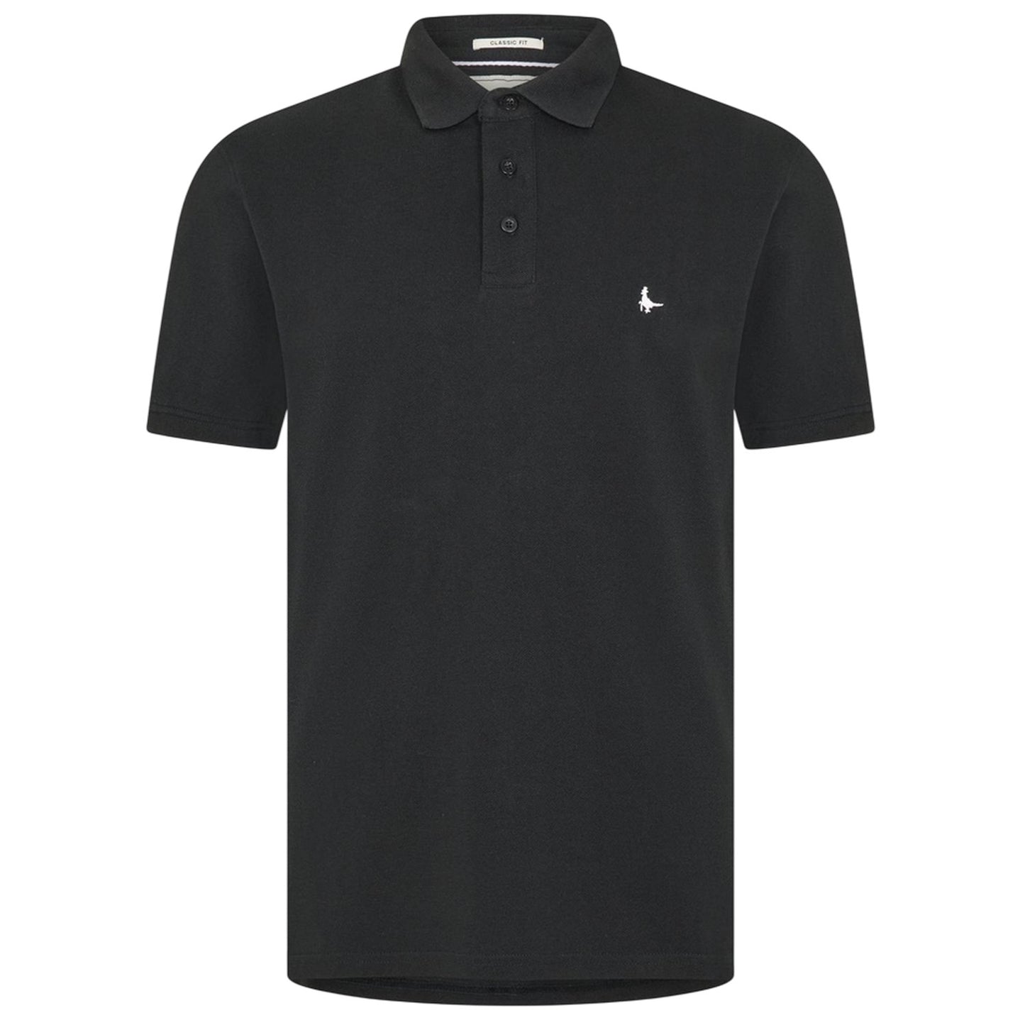 Black - Front - Jack Wills Mens Classic Embroidered Logo Polo Shirt