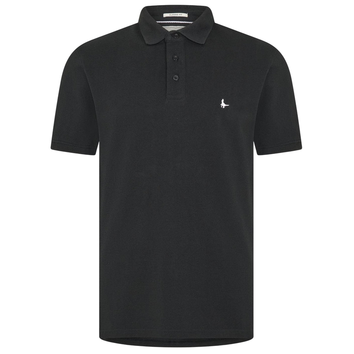 Black - Front - Jack Wills Mens Classic Embroidered Logo Polo Shirt