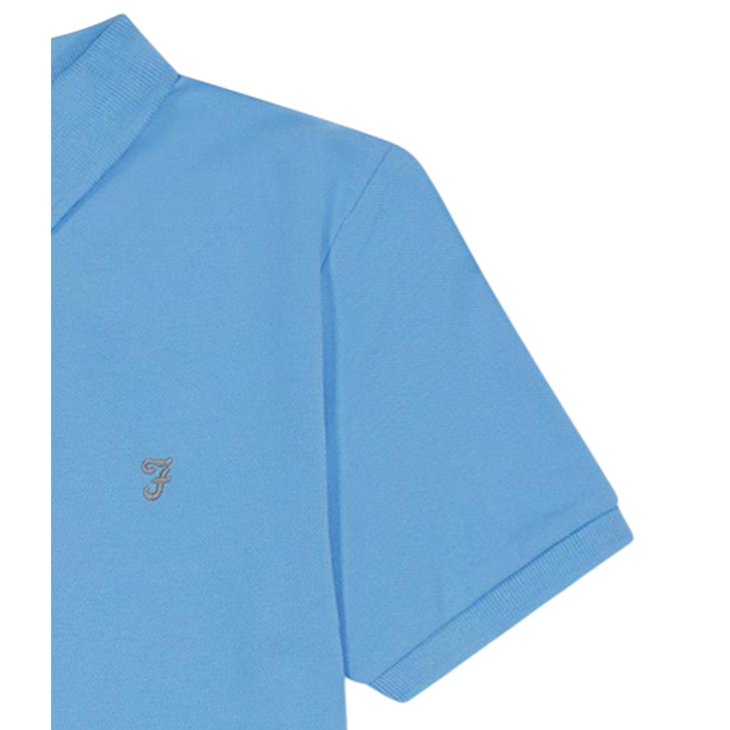 Breezy Blue - Lifestyle - Farah Boys Bugsworth Embroidered Short-Sleeved Polo Shirt