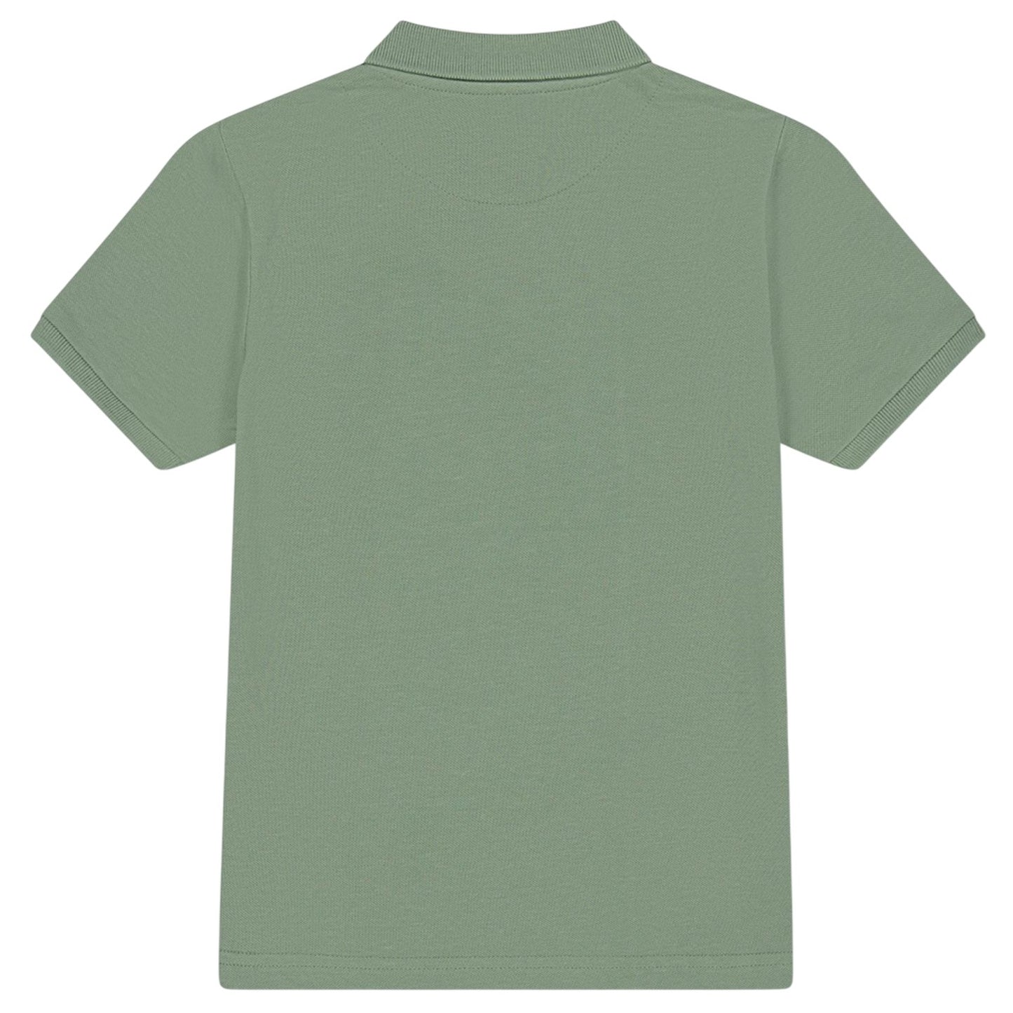 Light Green - Side - Farah Boys Bugsworth Embroidered Short-Sleeved Polo Shirt