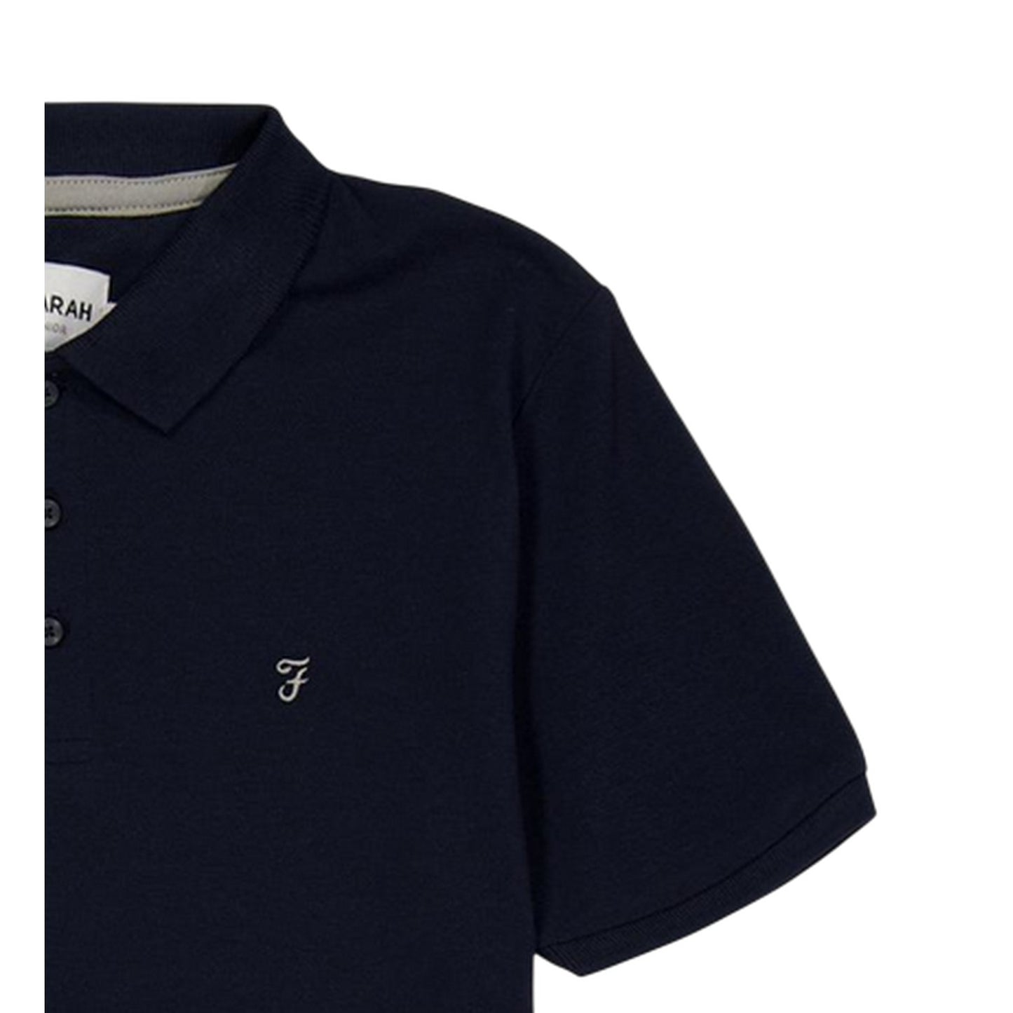 Navy Blazer - Lifestyle - Farah Boys Bugsworth Embroidered Short-Sleeved Polo Shirt