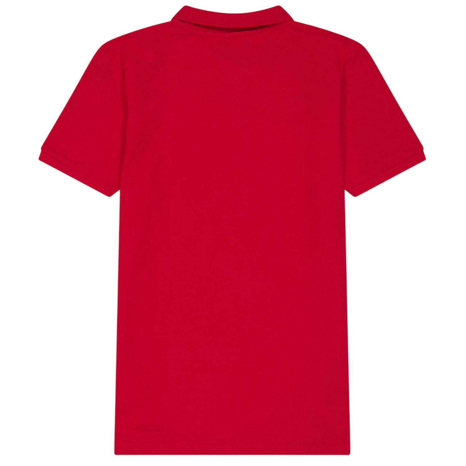 Red - Back - Farah Boys Bugsworth Embroidered Short-Sleeved Polo Shirt