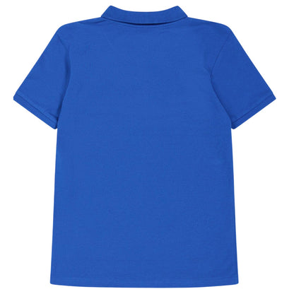Royal Blue - Back - Farah Boys Bugsworth Embroidered Short-Sleeved Polo Shirt