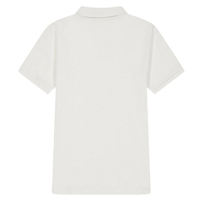 White - Back - Farah Boys Bugsworth Embroidered Short-Sleeved Polo Shirt