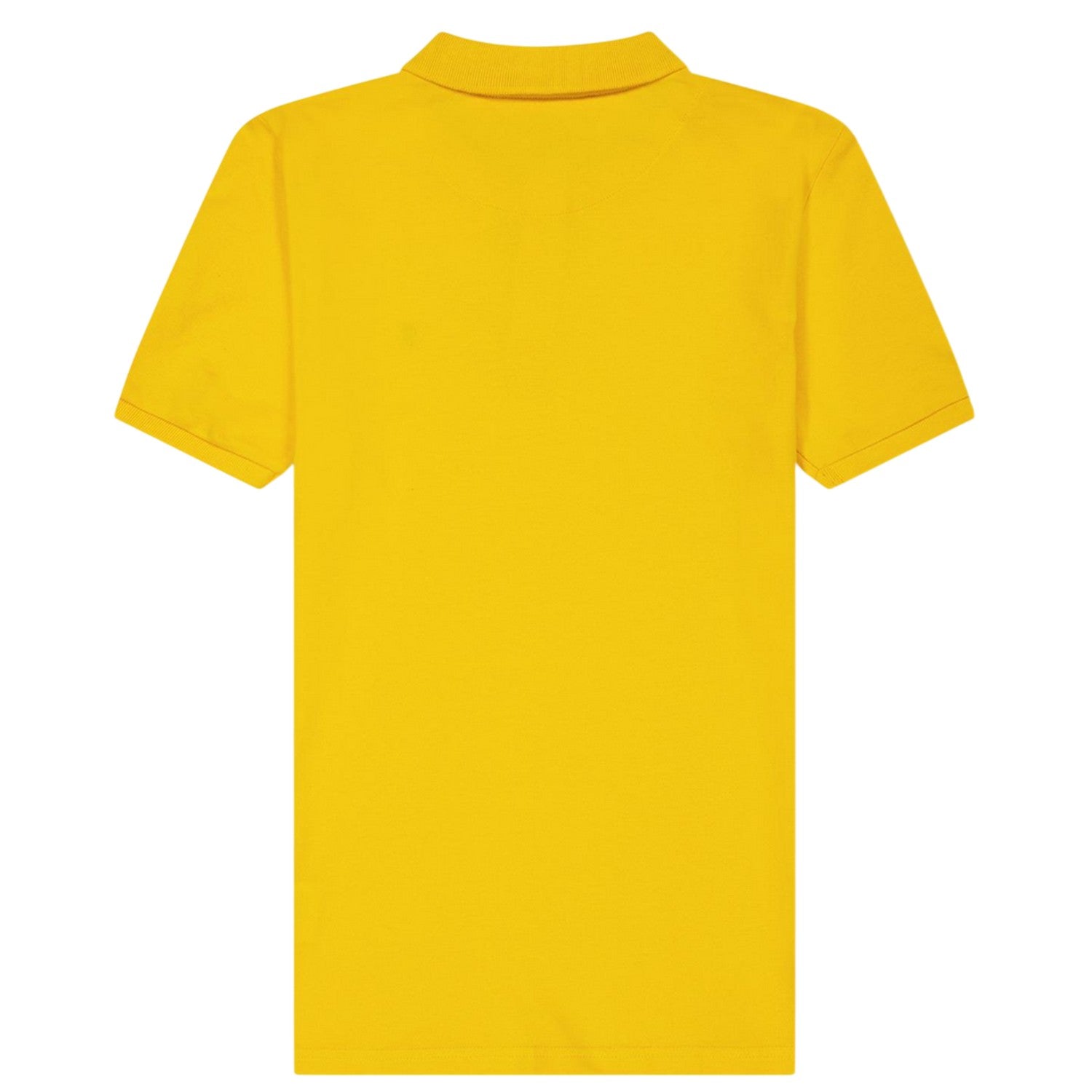 Yellow - Back - Farah Boys Bugsworth Embroidered Short-Sleeved Polo Shirt
