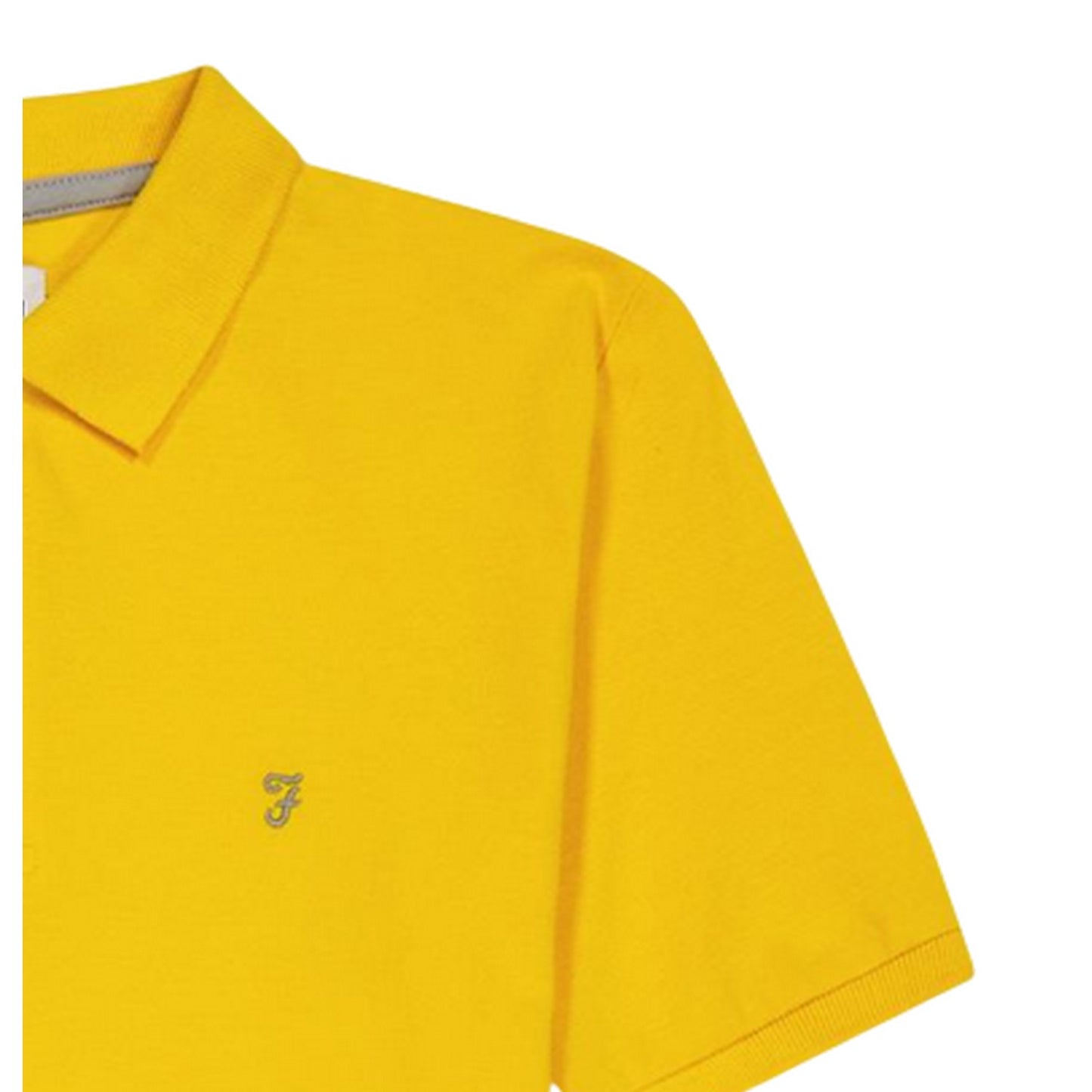 Yellow - Lifestyle - Farah Boys Bugsworth Embroidered Short-Sleeved Polo Shirt