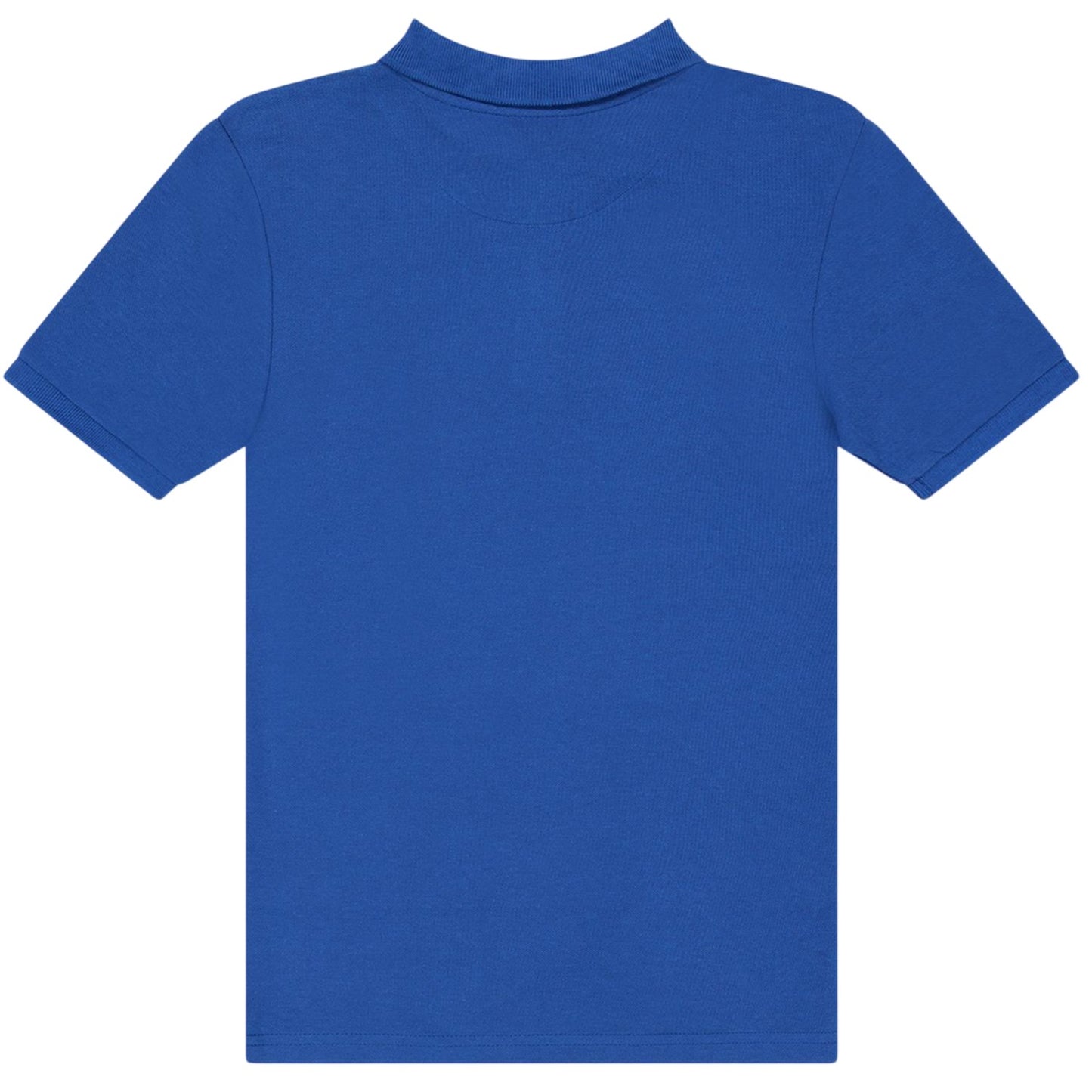 Blue - Back - Farah Boys Bugsworth Embroidered Short-Sleeved Polo Shirt