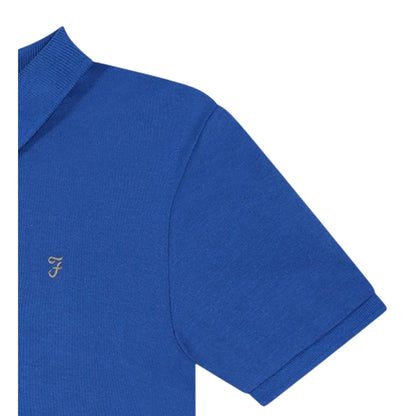 Blue - Lifestyle - Farah Boys Bugsworth Embroidered Short-Sleeved Polo Shirt