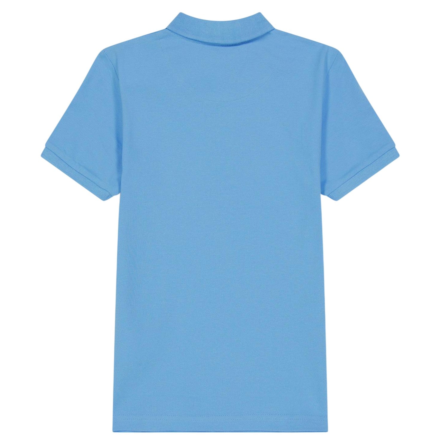 Breezy Blue - Back - Farah Boys Bugsworth Embroidered Short-Sleeved Polo Shirt