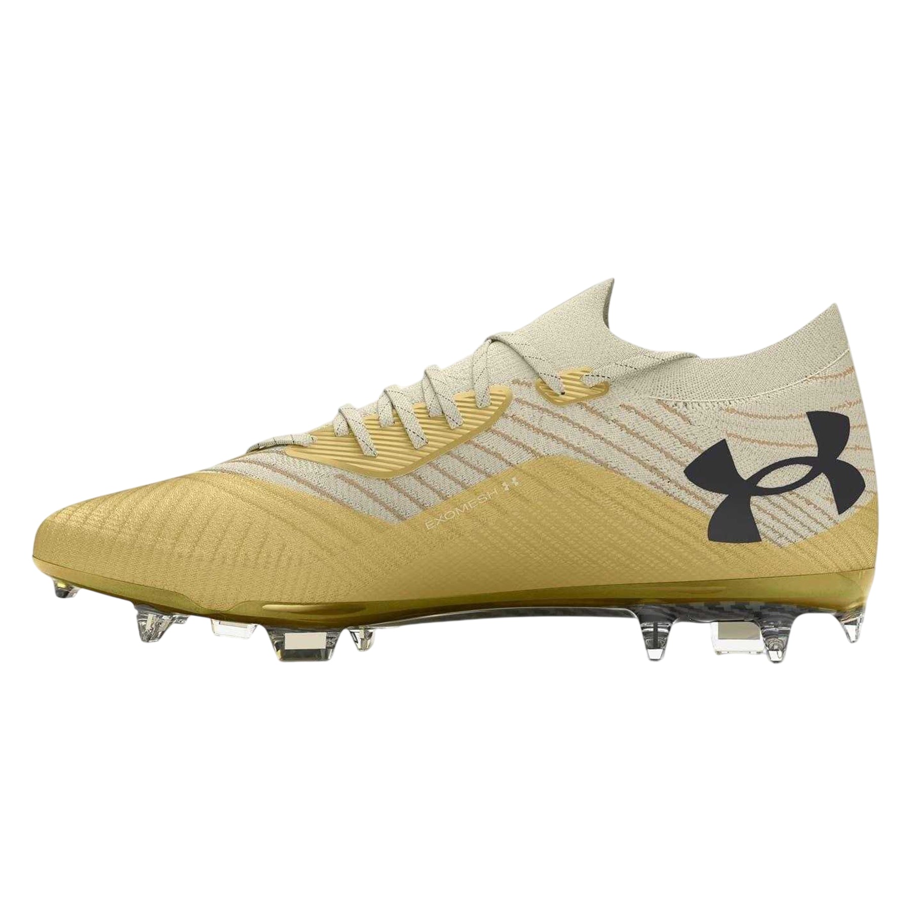 White - Back - Under Armour Mens Shoody Elite 2.0 Round Toe Football Boots