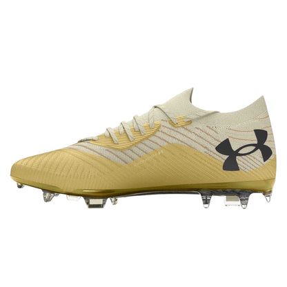 White - Back - Under Armour Mens Shoody Elite 2.0 Round Toe Football Boots
