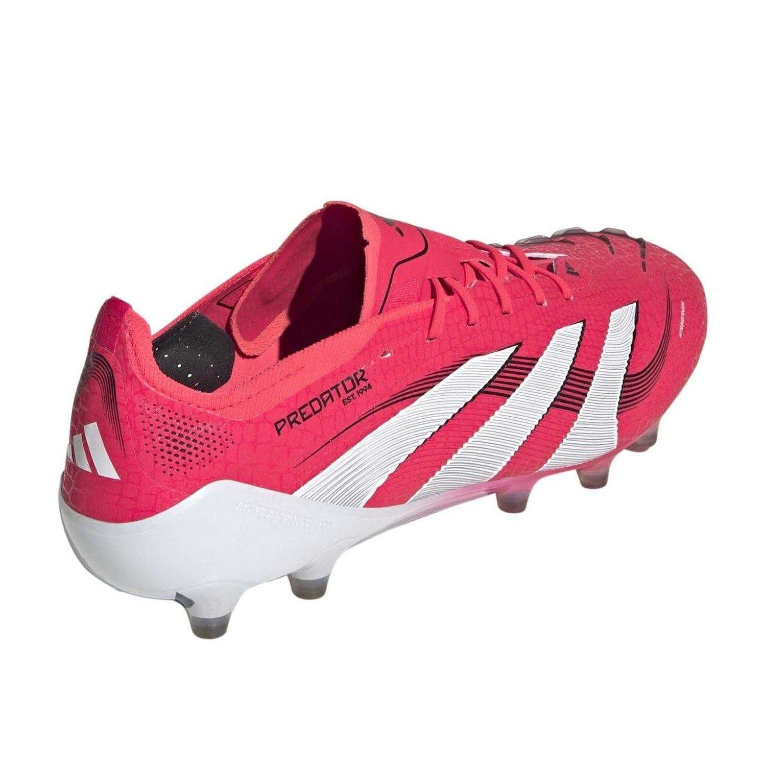 Red - Back - Adidas Mens Predator Elite Firm Ground Football Boots