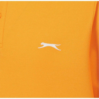 Bright Marigold - Lifestyle - Slazenger Mens Embroidered Logo Polo Shirt