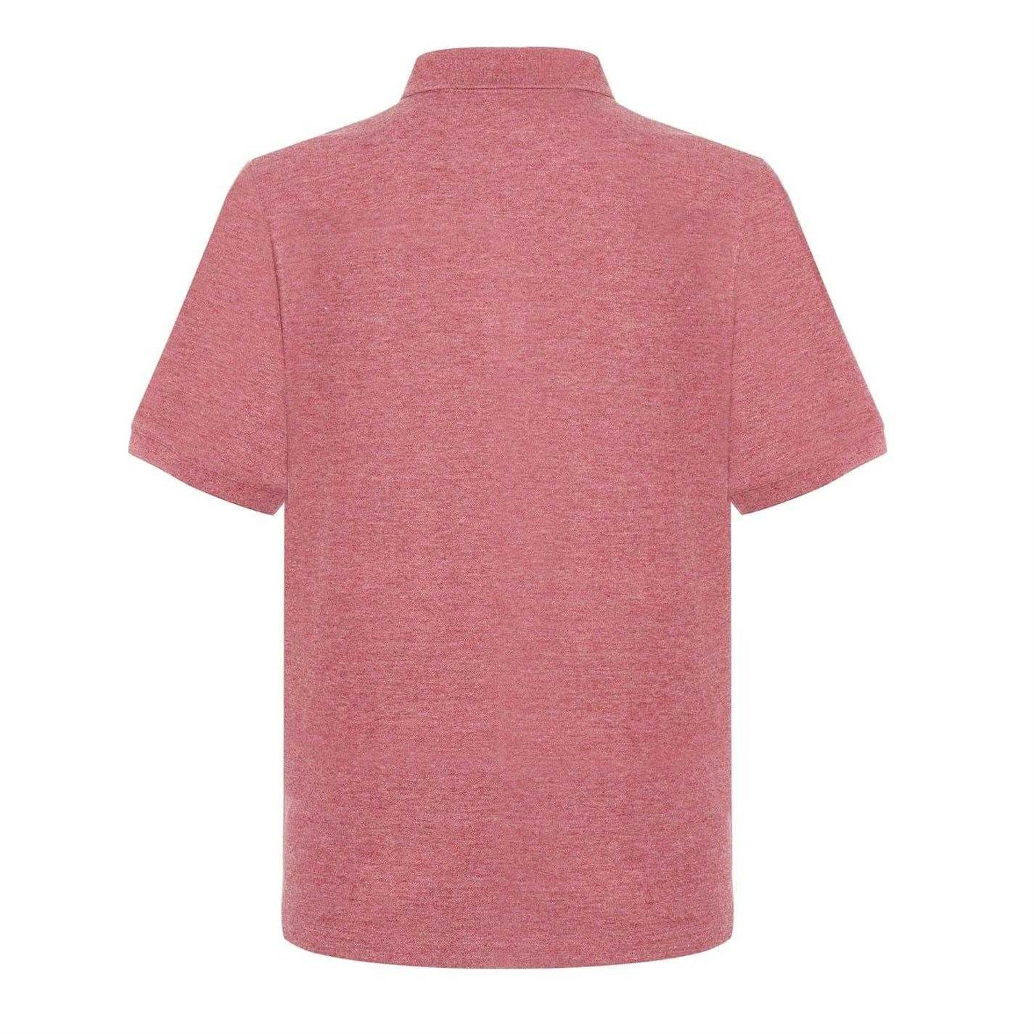 Burgundy Marl - Back - Slazenger Mens Embroidered Logo Polo Shirt