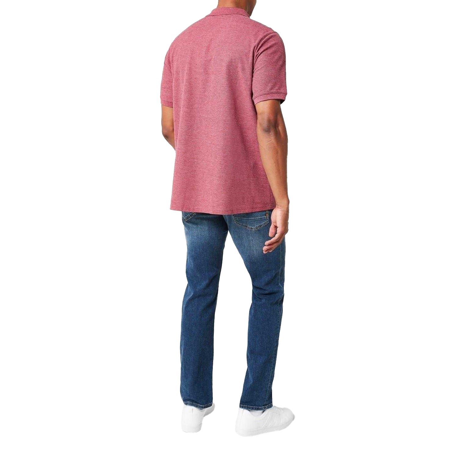 Burgundy Marl - Lifestyle - Slazenger Mens Embroidered Logo Polo Shirt