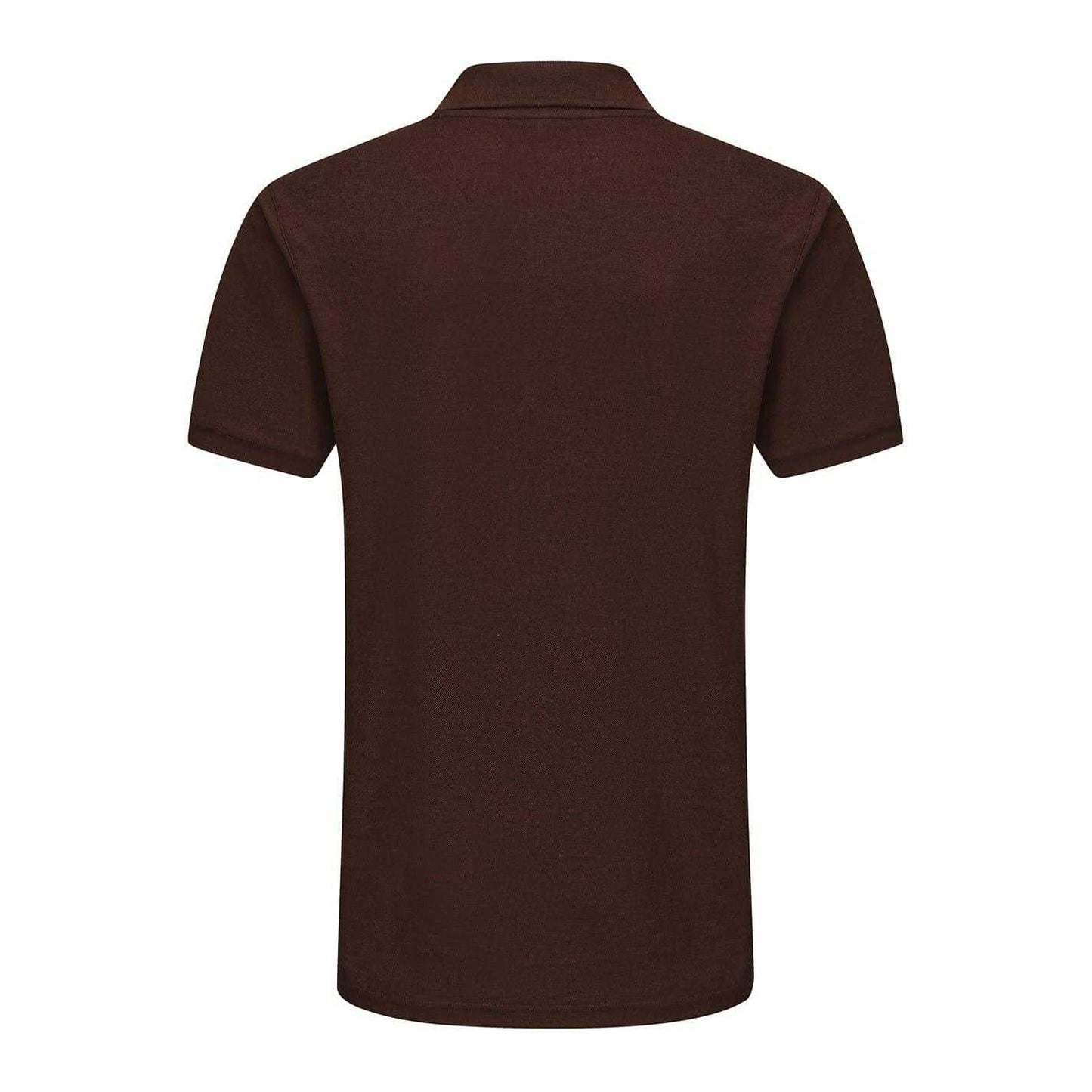 Chocolate Brown - Back - Slazenger Mens Embroidered Logo Polo Shirt