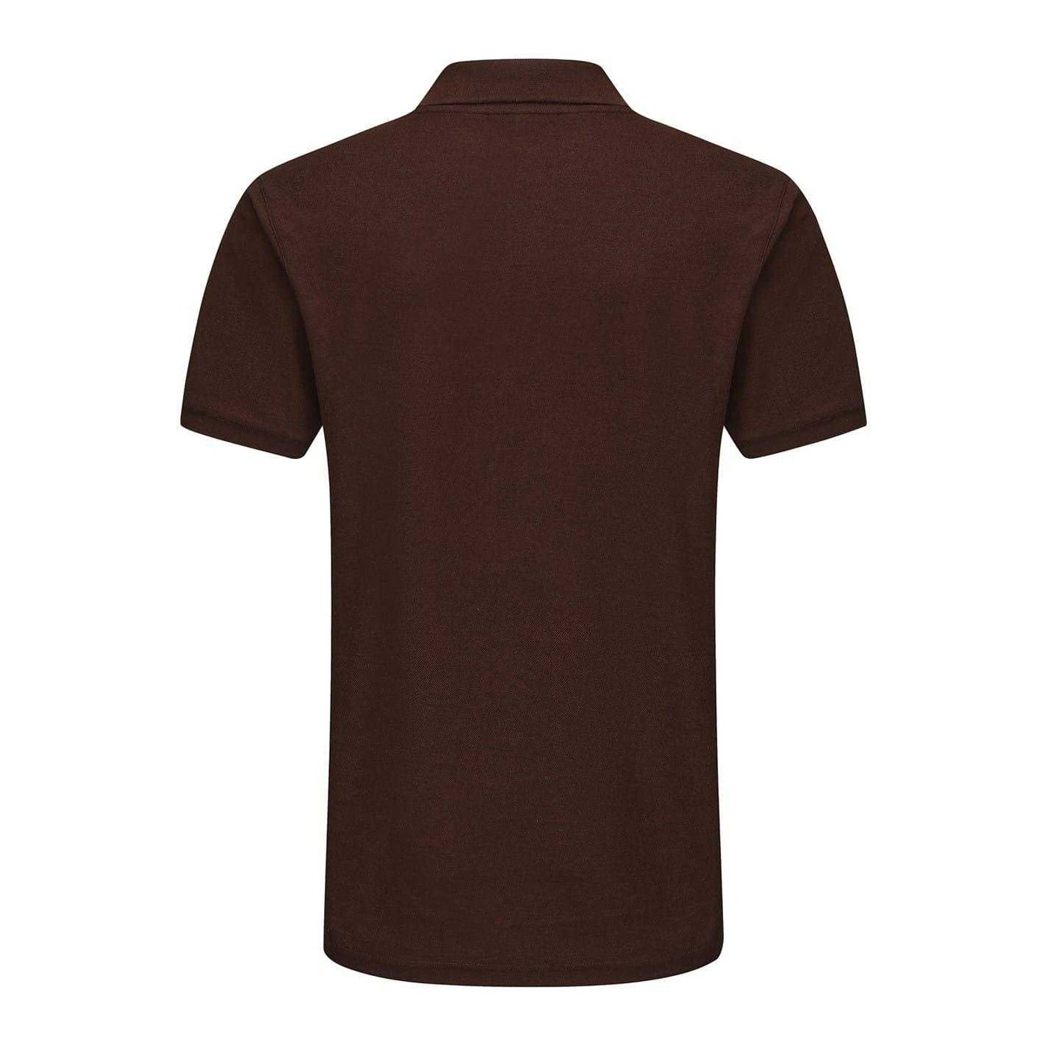 Chocolate Brown - Back - Slazenger Mens Embroidered Logo Polo Shirt