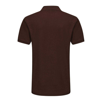 Chocolate Brown - Back - Slazenger Mens Embroidered Logo Polo Shirt