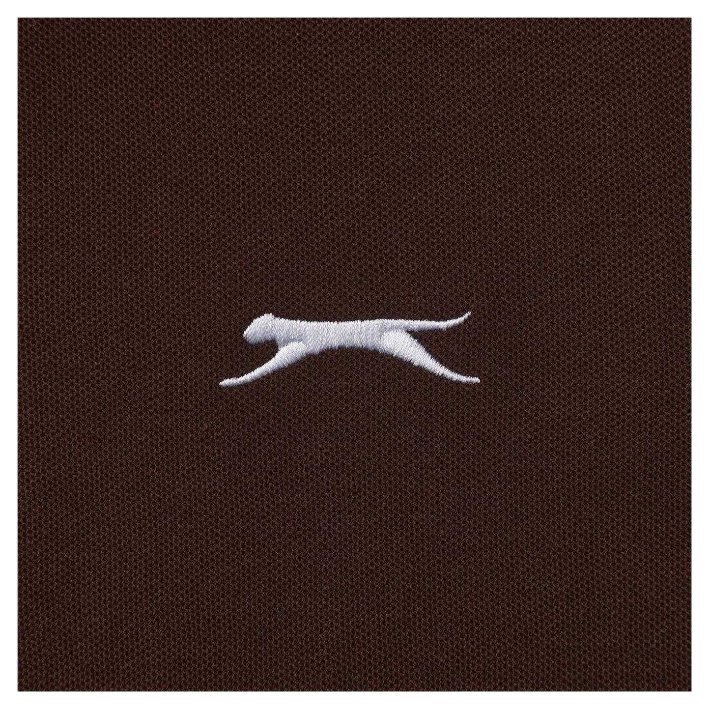Chocolate Brown - Lifestyle - Slazenger Mens Embroidered Logo Polo Shirt