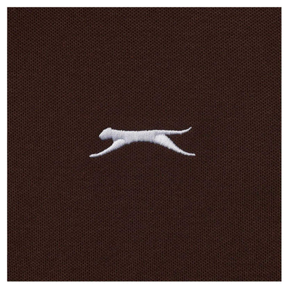 Chocolate Brown - Lifestyle - Slazenger Mens Embroidered Logo Polo Shirt