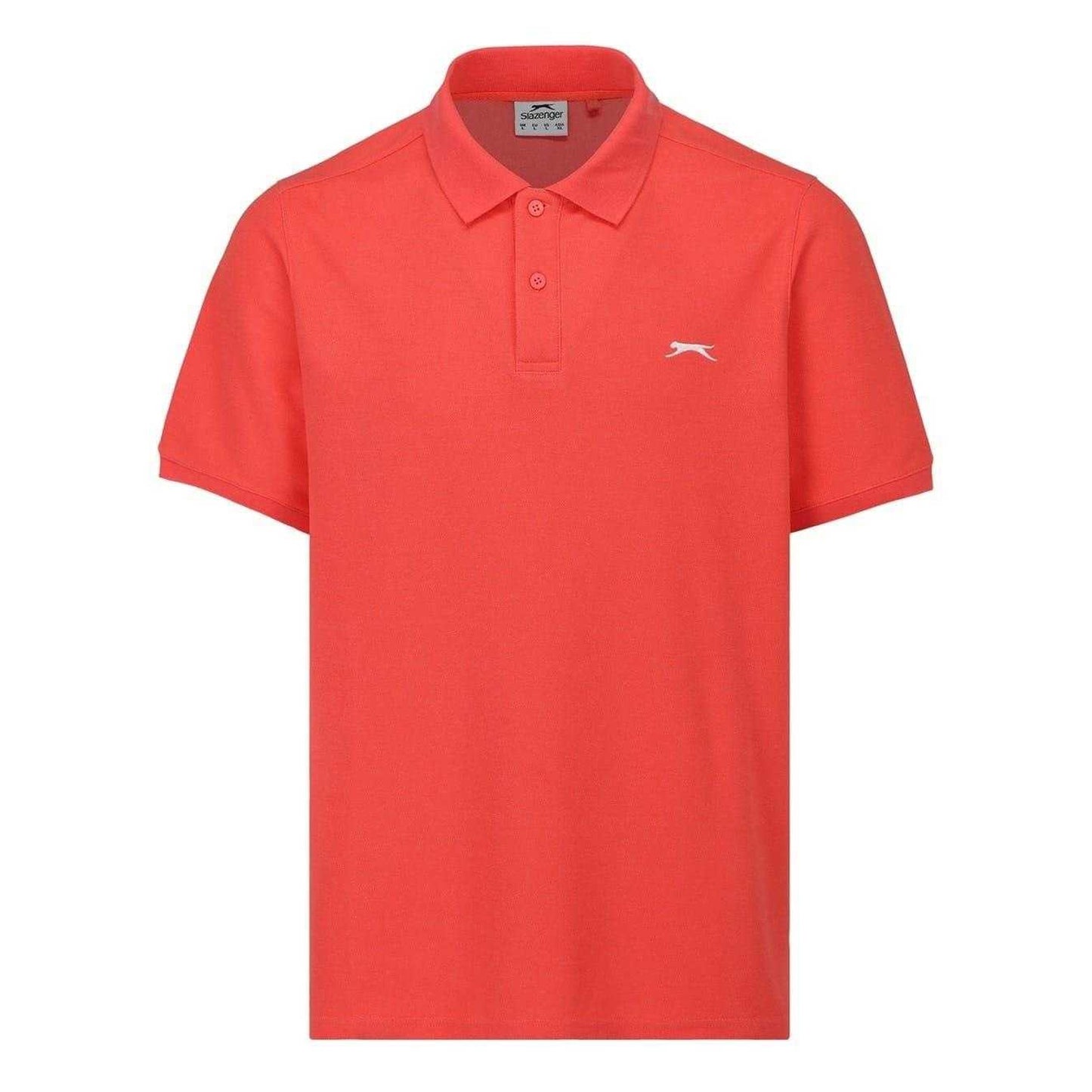 Coral Pink - Front - Slazenger Mens Embroidered Logo Polo Shirt