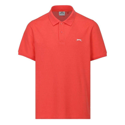 Coral Pink - Front - Slazenger Mens Embroidered Logo Polo Shirt