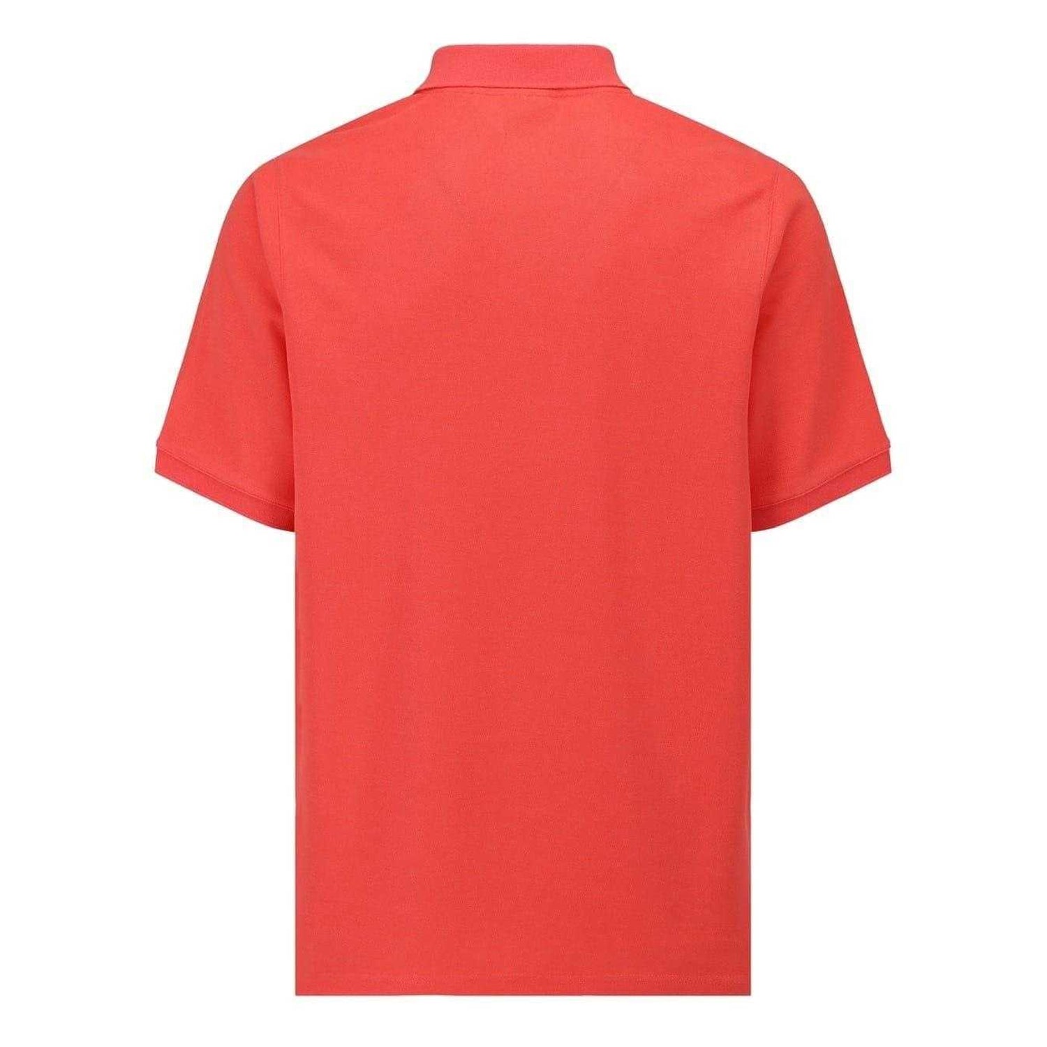 Coral Pink - Back - Slazenger Mens Embroidered Logo Polo Shirt