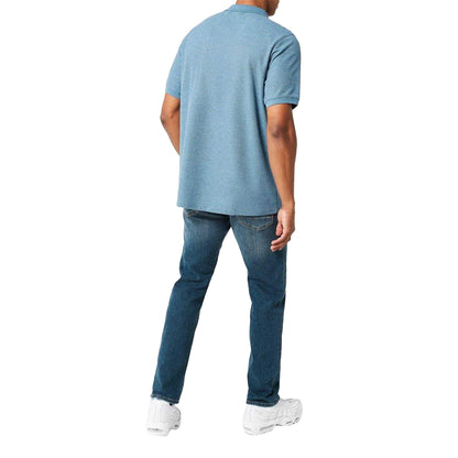 Denim Blue Marl - Lifestyle - Slazenger Mens Embroidered Logo Polo Shirt
