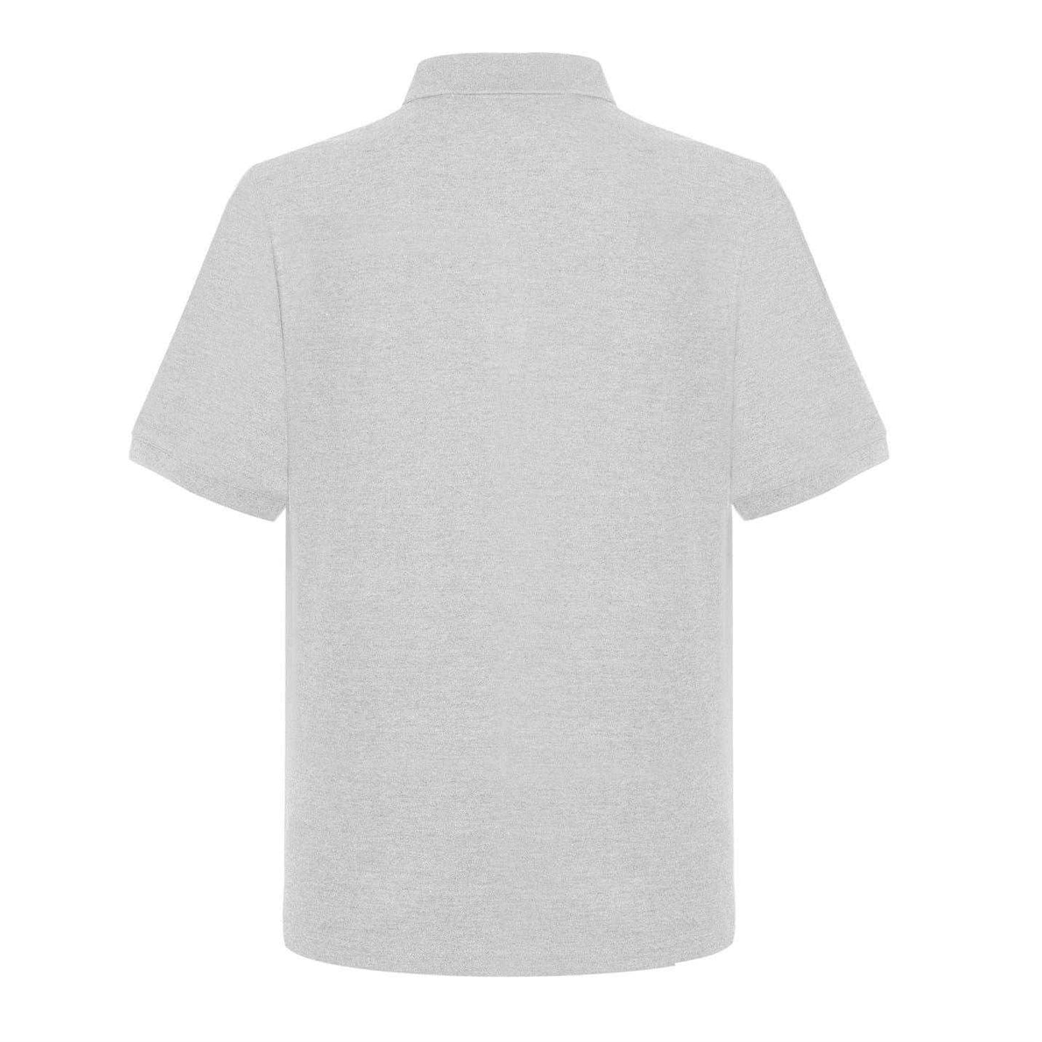 Grey Marl - Back - Slazenger Mens Embroidered Logo Polo Shirt