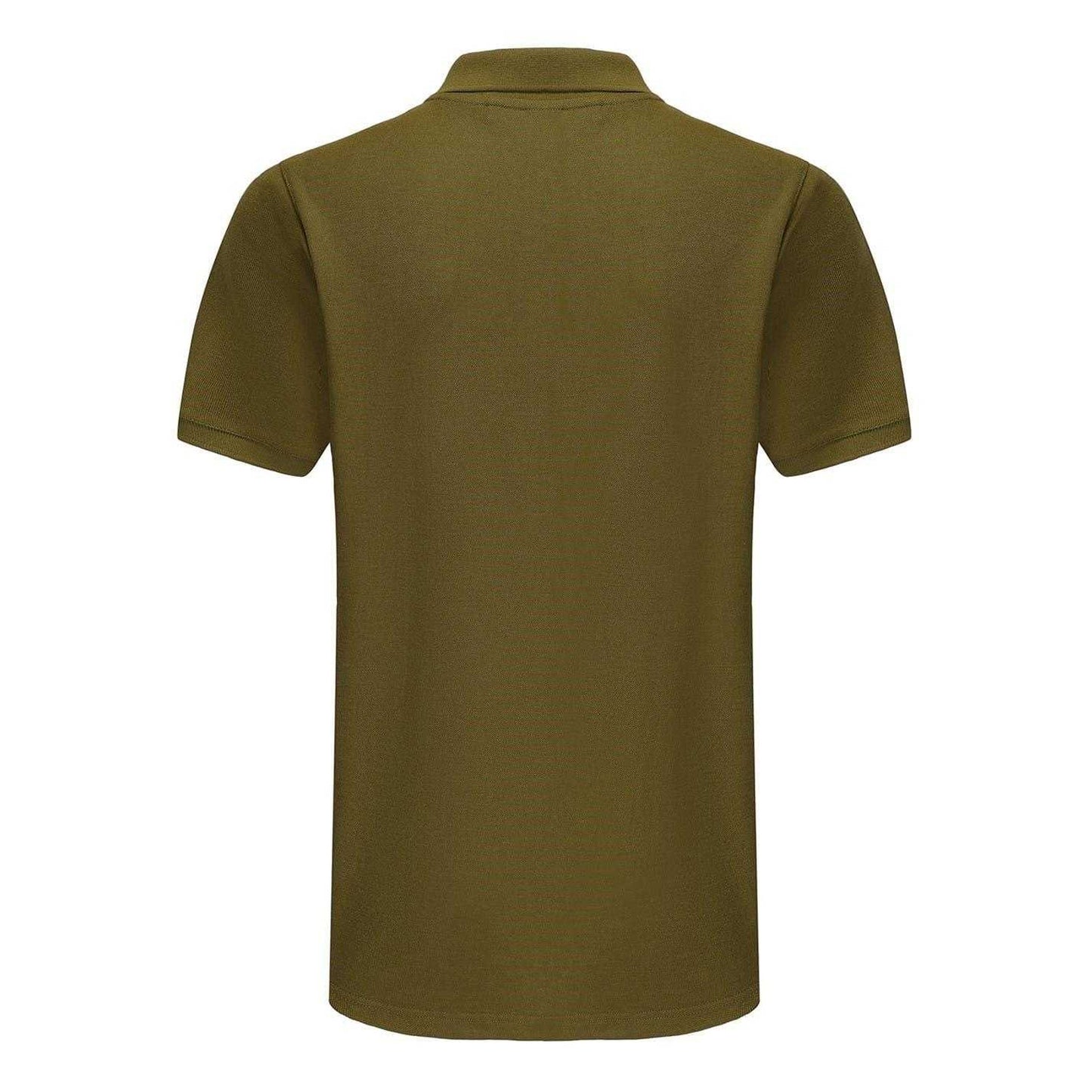 Khaki - Back - Slazenger Mens Embroidered Logo Polo Shirt
