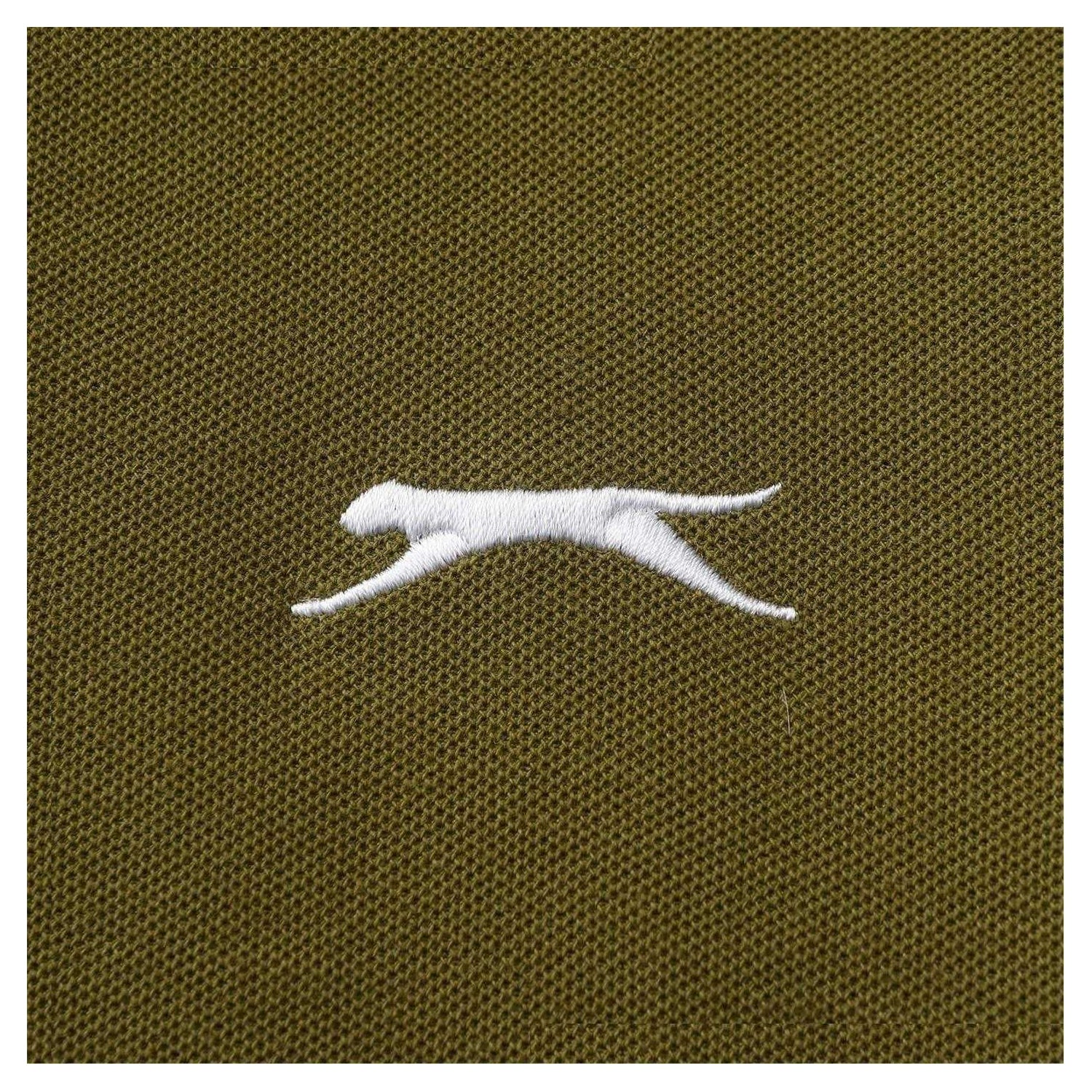 Khaki - Lifestyle - Slazenger Mens Embroidered Logo Polo Shirt