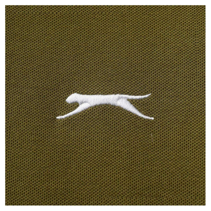Khaki - Lifestyle - Slazenger Mens Embroidered Logo Polo Shirt