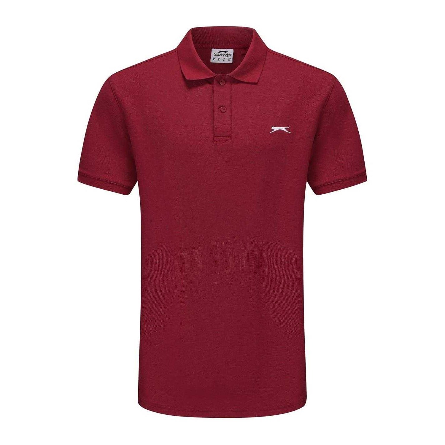 Berry - Front - Slazenger Mens Embroidered Logo Polo Shirt