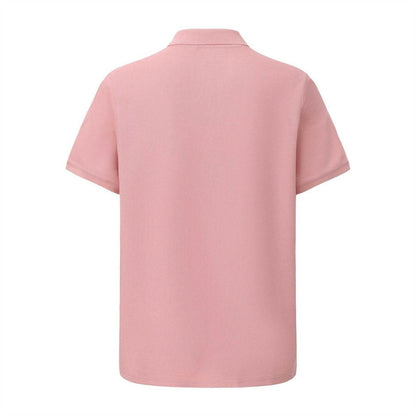 Light Pink - Back - Slazenger Mens Embroidered Logo Polo Shirt