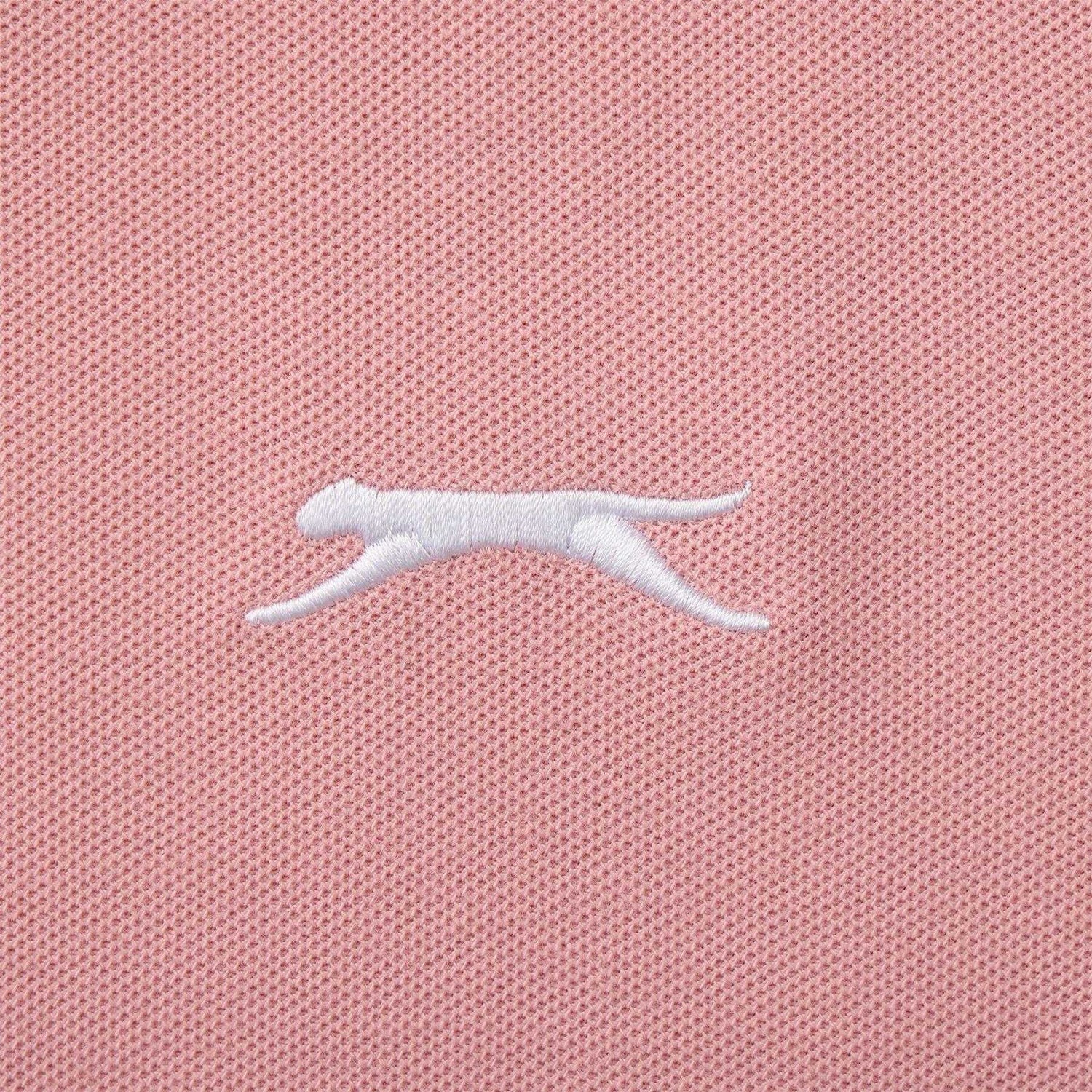Light Pink - Lifestyle - Slazenger Mens Embroidered Logo Polo Shirt