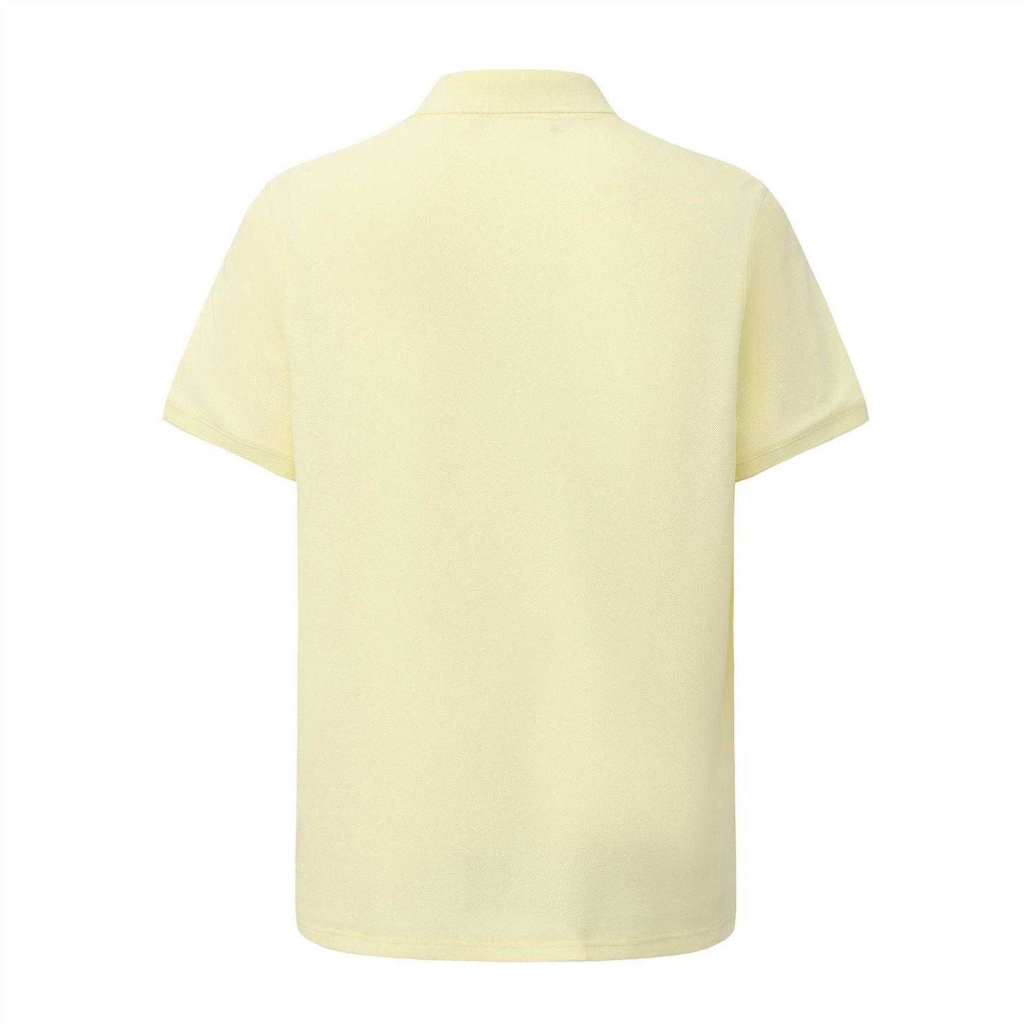Light Yellow - Back - Slazenger Mens Embroidered Logo Polo Shirt