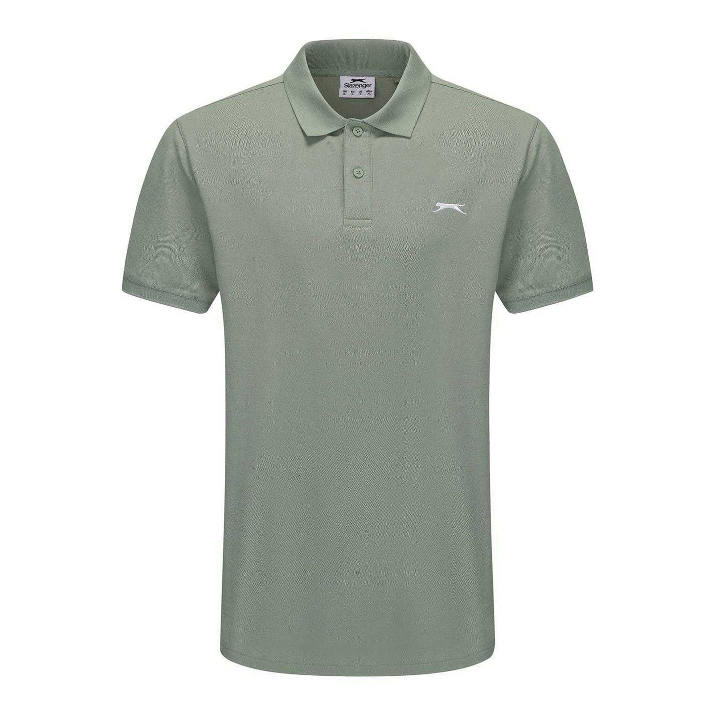 Pistachio - Front - Slazenger Mens Embroidered Logo Polo Shirt