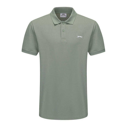 Pistachio - Front - Slazenger Mens Embroidered Logo Polo Shirt