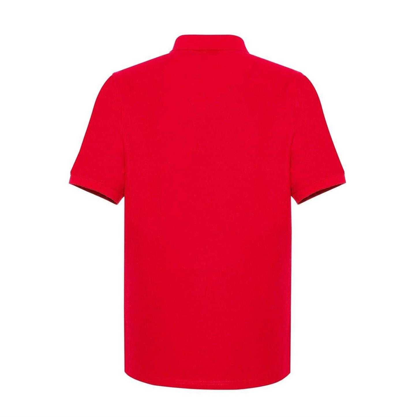 Red - Back - Slazenger Mens Embroidered Logo Polo Shirt