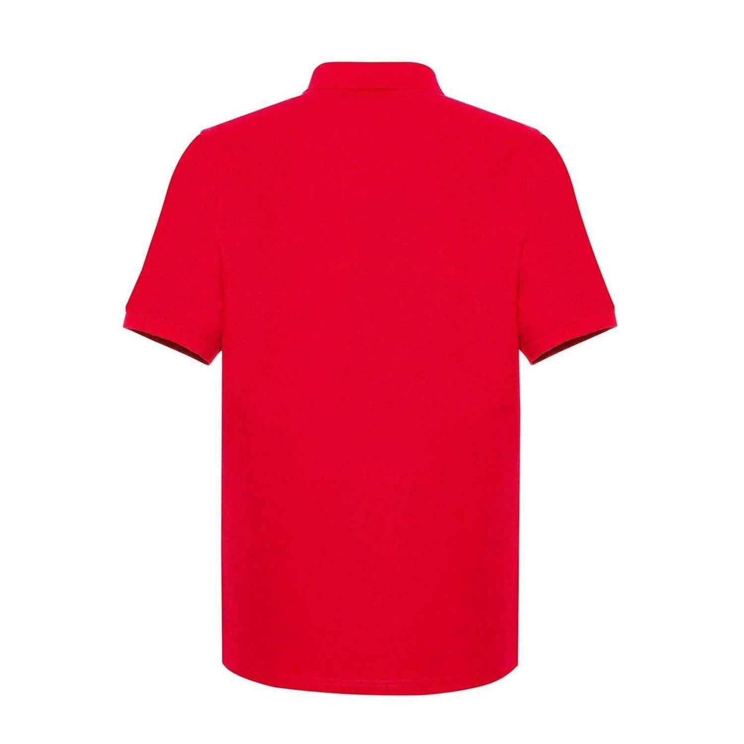 Red - Back - Slazenger Mens Embroidered Logo Polo Shirt