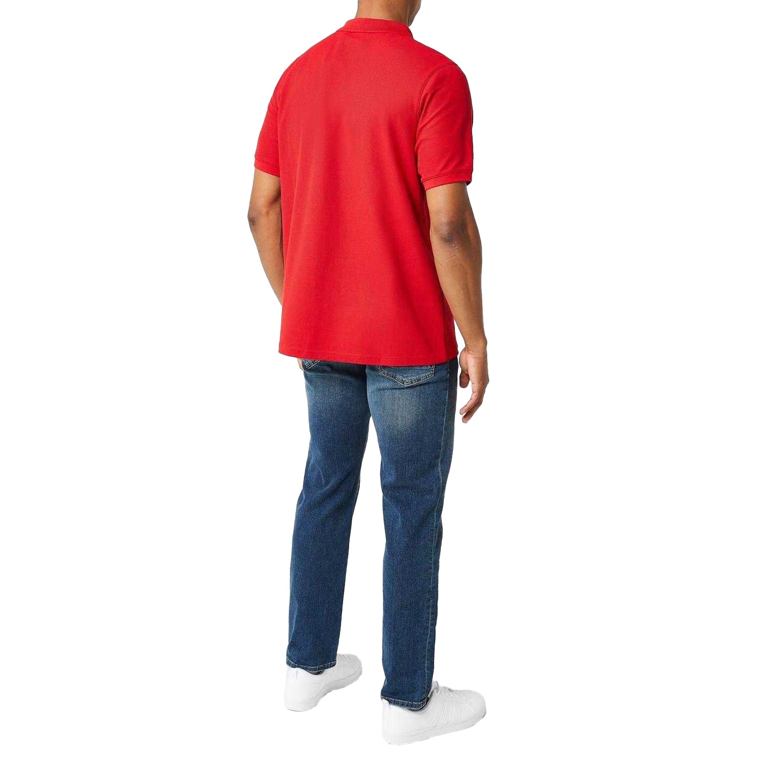 Red - Lifestyle - Slazenger Mens Embroidered Logo Polo Shirt