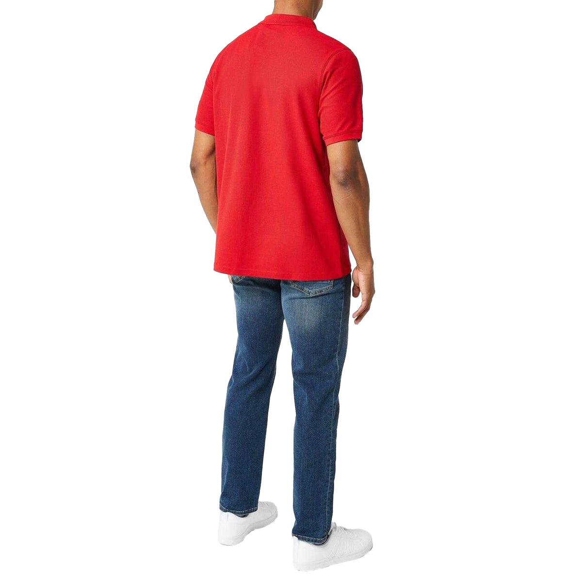 Red - Lifestyle - Slazenger Mens Embroidered Logo Polo Shirt