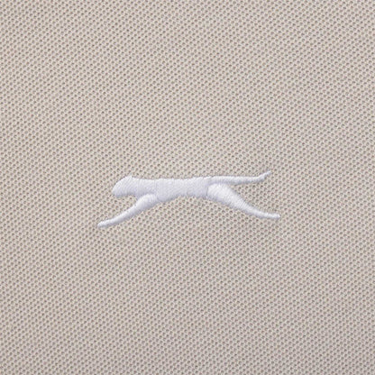 Stone - Lifestyle - Slazenger Mens Embroidered Logo Polo Shirt