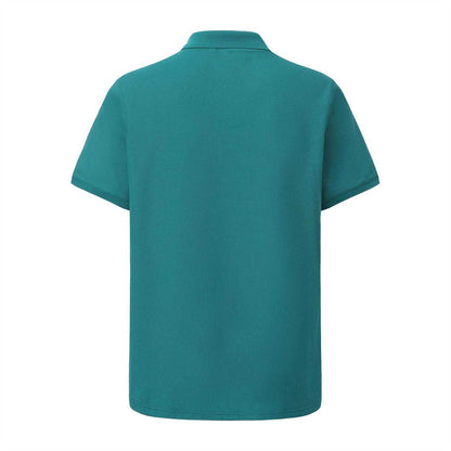 Teal - Back - Slazenger Mens Embroidered Logo Polo Shirt