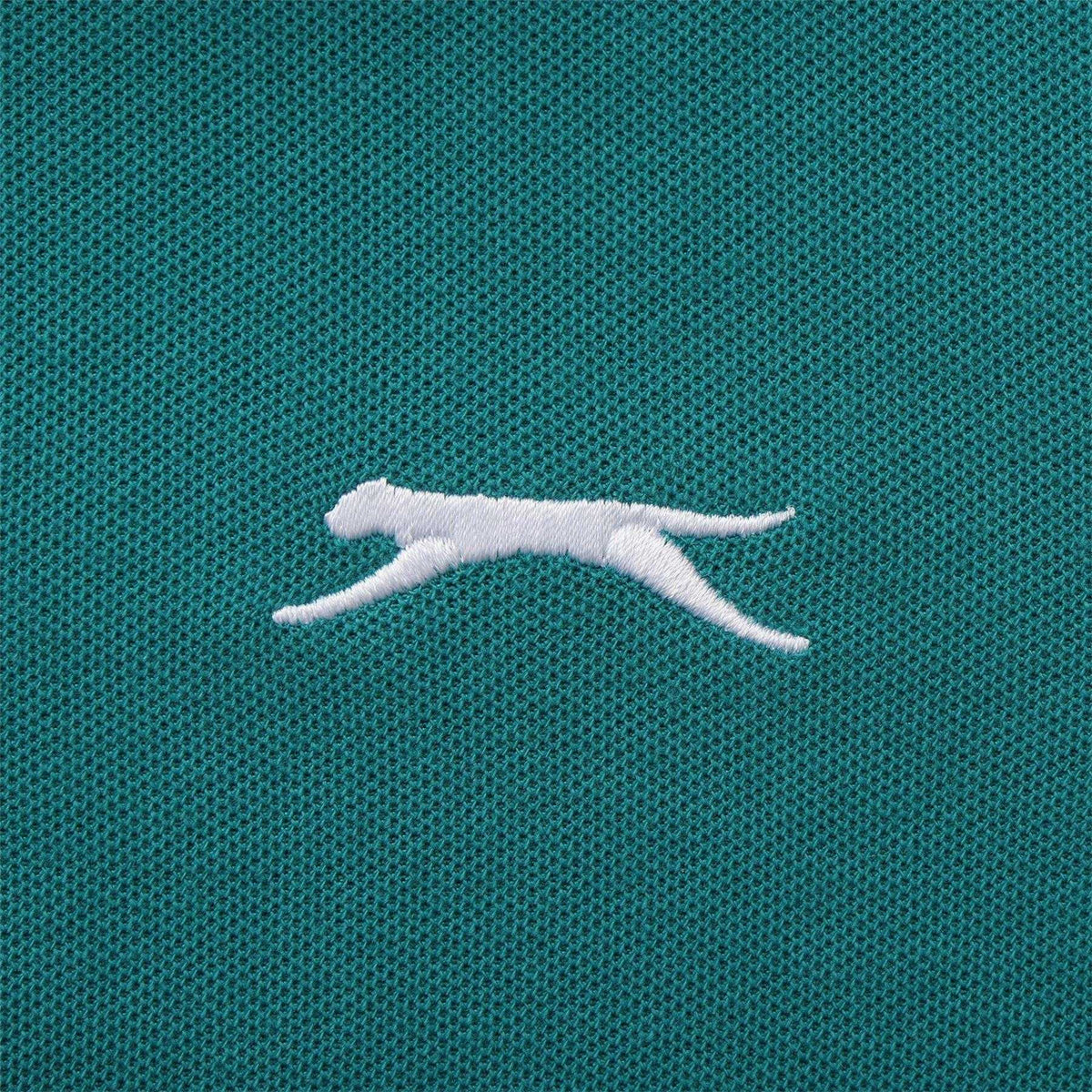 Teal - Lifestyle - Slazenger Mens Embroidered Logo Polo Shirt