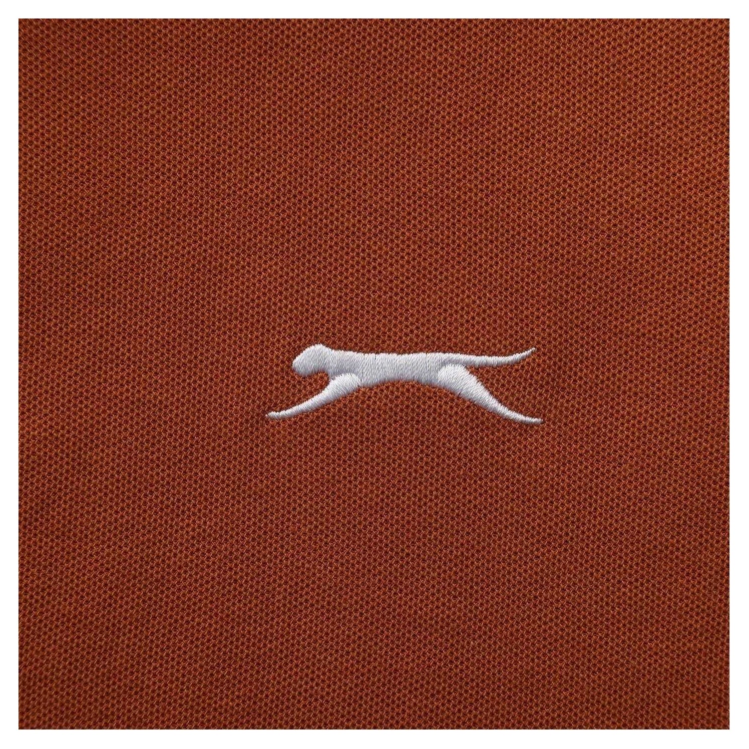 Terracotta - Lifestyle - Slazenger Mens Embroidered Logo Polo Shirt
