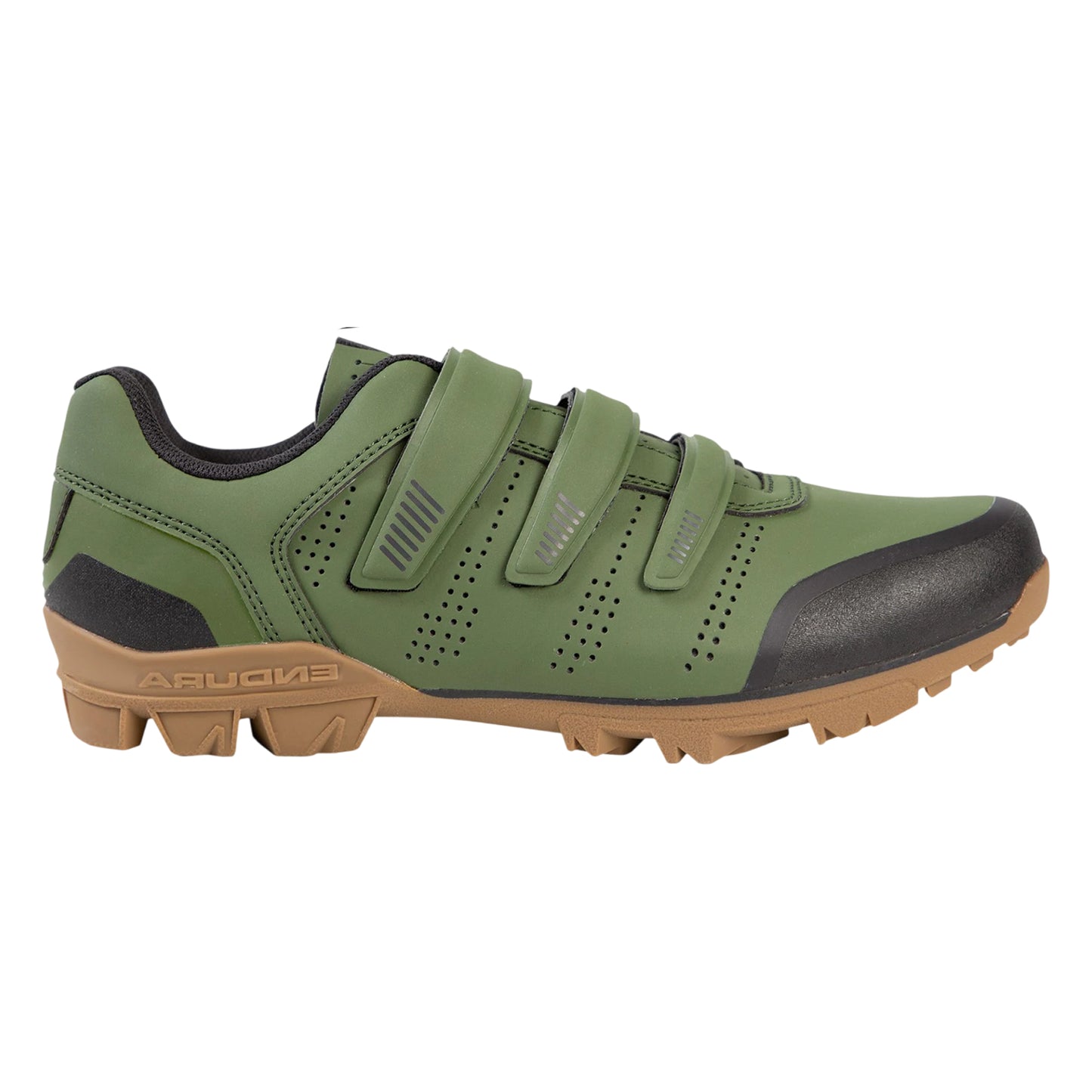 Olive Green - Front - Endura Mens Hummvee Xc Shoes